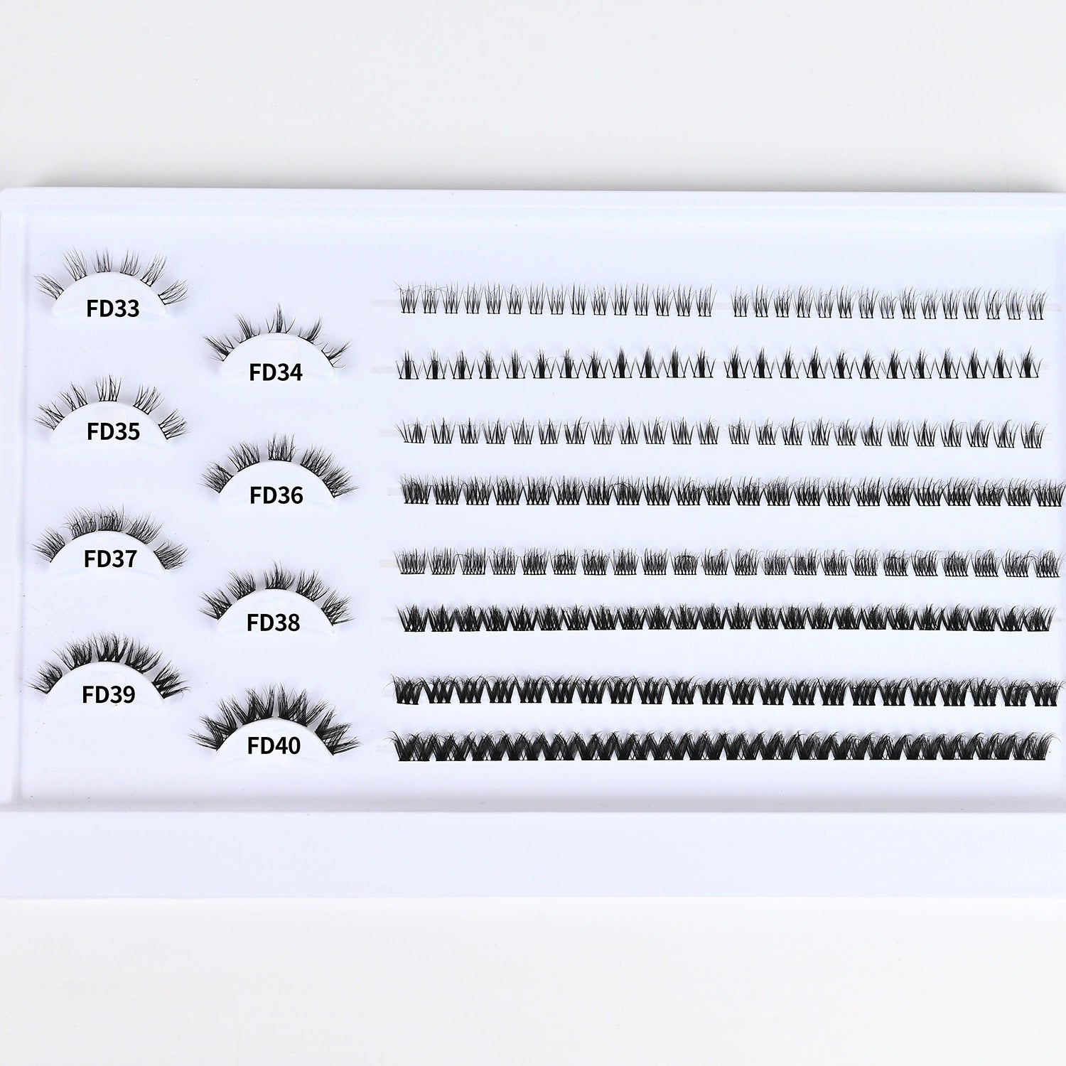 Mixed Lash Display Trays